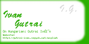 ivan gutrai business card